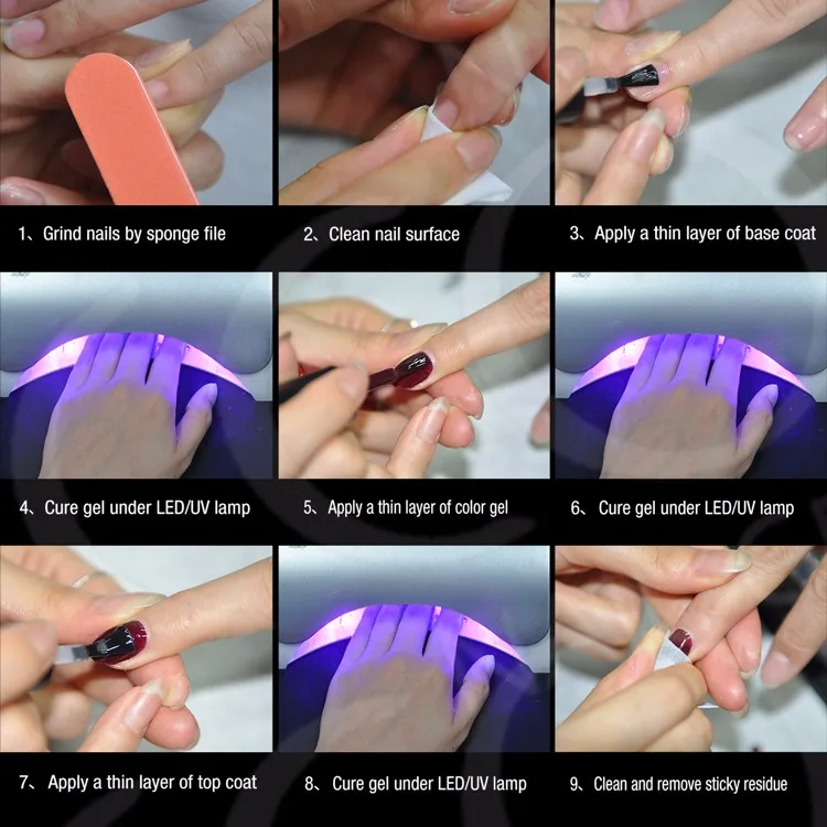 how to use CCO tertio uv/led gel polish 7.3ml series IMPRESS Soak off UV&LED nail polish suppliers china
