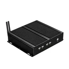 2018 factory cheap fanless embedded industrial rugged mini pc computer with intel J1900/I3/I5 inside and Linux optional
