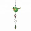 Garden favors metal bird hanging wind chime with bell