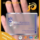 Low Cost Hologram PVC Transparent Business Cards