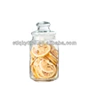 New product 1000 ml big clear glass jar twist off cap glass jar/apothecary glass sugar melting