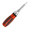 Multifunctional high quality insulated screwdriver wholesale Aluminium alloy 6 With Ratchet Aluminum Handle Screwdriver