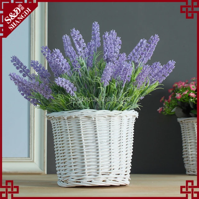 handmade artificial wedding decoration flower gift basket simple