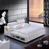 luxury leather bed with hot selling model