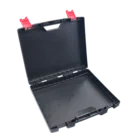 Custom green pp material injection molded plastic equipment display and carry case