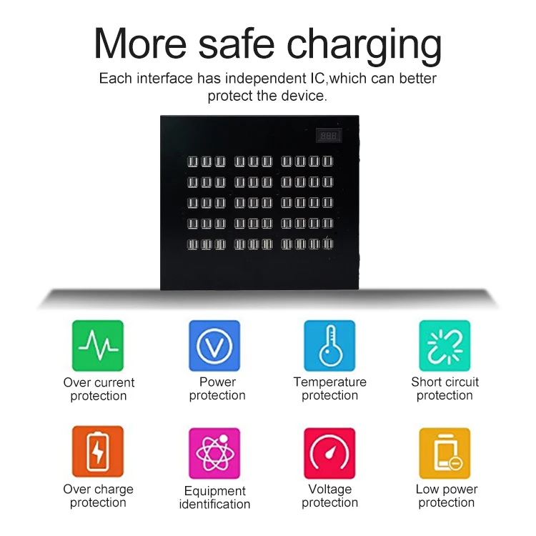 22 40 60 80 100 port usb power charger station, multi port usb wall charger adapter