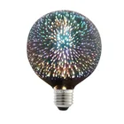 RoHS Bulb Filament Party 3D Star Filament Bulb LED Edison Bulb E27 Colourful LED Lamp
