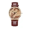 Customized personalized man wrist watch