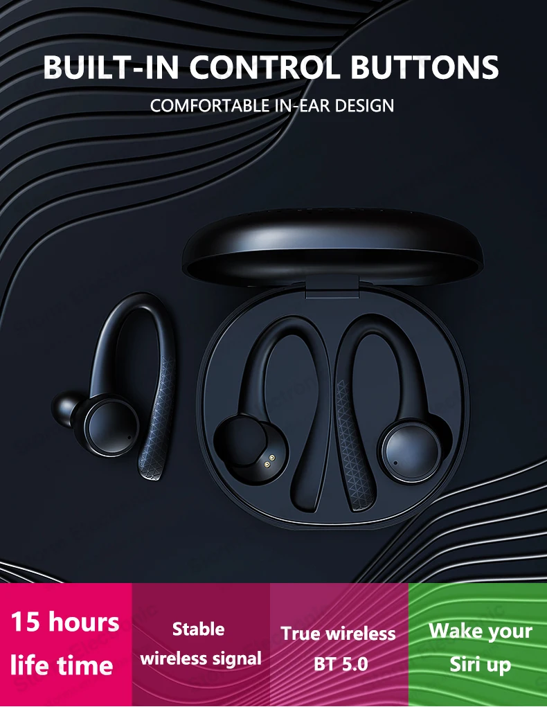 Trending 2019 wholesale T7Pro TWS earbuds true wireless bluetooth earphone for phone - ANKUX.COM