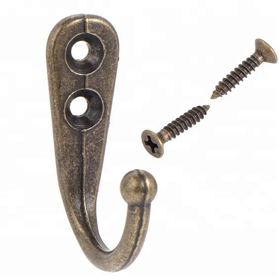 20-Pack Sturdy Screw-In Metal Iron Small Wall Mount Single Coat Clothes Robe Handbag Purse Bag Hook Hanger
20-Pack Sturdy Screw-In Metal Iron Small Wall Mount Single Coat Clothes Robe Handbag Purse Bag Hook Hanger