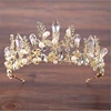 Fashion Baroque crystal Rhinestone Headpiece Bridal Silver Glod wedding Pearl headdress Queen tiara Queen crowns Hair Headband