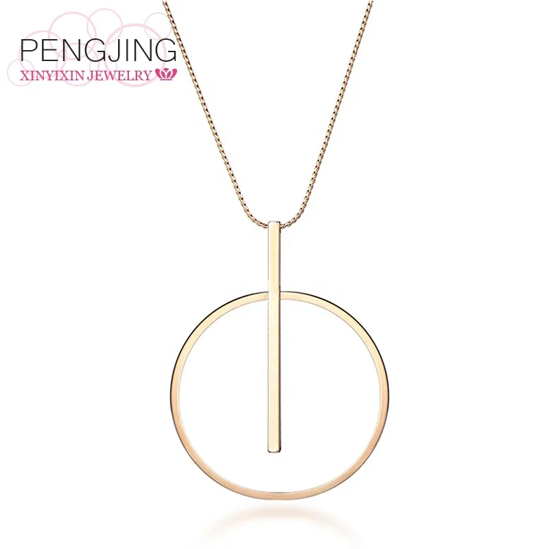 Punk Gold Chain Long Circle Geometric Round Pendant Necklace Simple Elegant Necklace Women Classic Style Fashion Jewelry, Silver/gold/rose gold
Punk Gold Chain Long Circle Geometric Round Pendant Necklace Simple Elegant Necklace Women Classic Style Fashion Jewelry, Silver/gold/rose gold