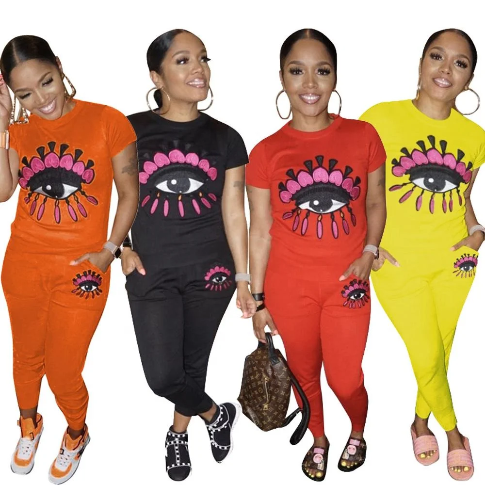 2019 Summer Ladies Casual Wear Wholesale Women 2019 Big Eyes Two Piece Set Clothing
2019 Summer Ladies Casual Wear Wholesale Women 2019 Big Eyes Two Piece Set Clothing