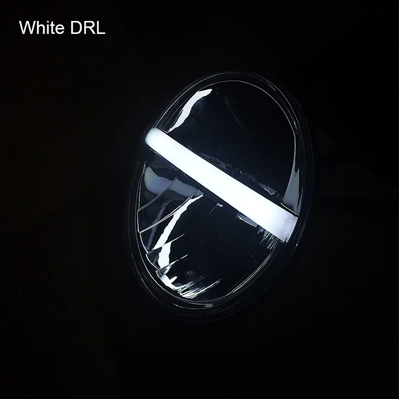 FADUIES 7 Inch Round LED Headlights 60W HiLo Beam Angle Eye DRL & Amber Turn Signal For Jeep Wrangler JK TJ LJ CJ Hummer H1 H2 (4)