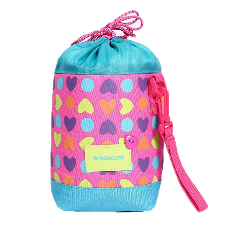 Cute Children School Water Bottle Cover Baby Feeding Insulation Bags Infant Thermos Baby Feeding Bottle Bag Fresh Food Lunch Bag