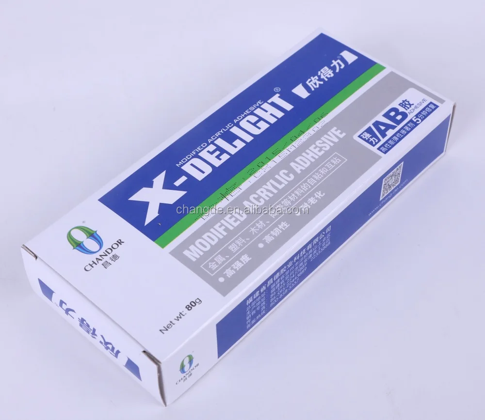 20g X-DELIGHT & VAOK fast cure acrylic AB glue
