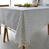 High Quality Cheap Rectangular Cotton Linen 100% Polyester Print Christmas Household Tablecloths