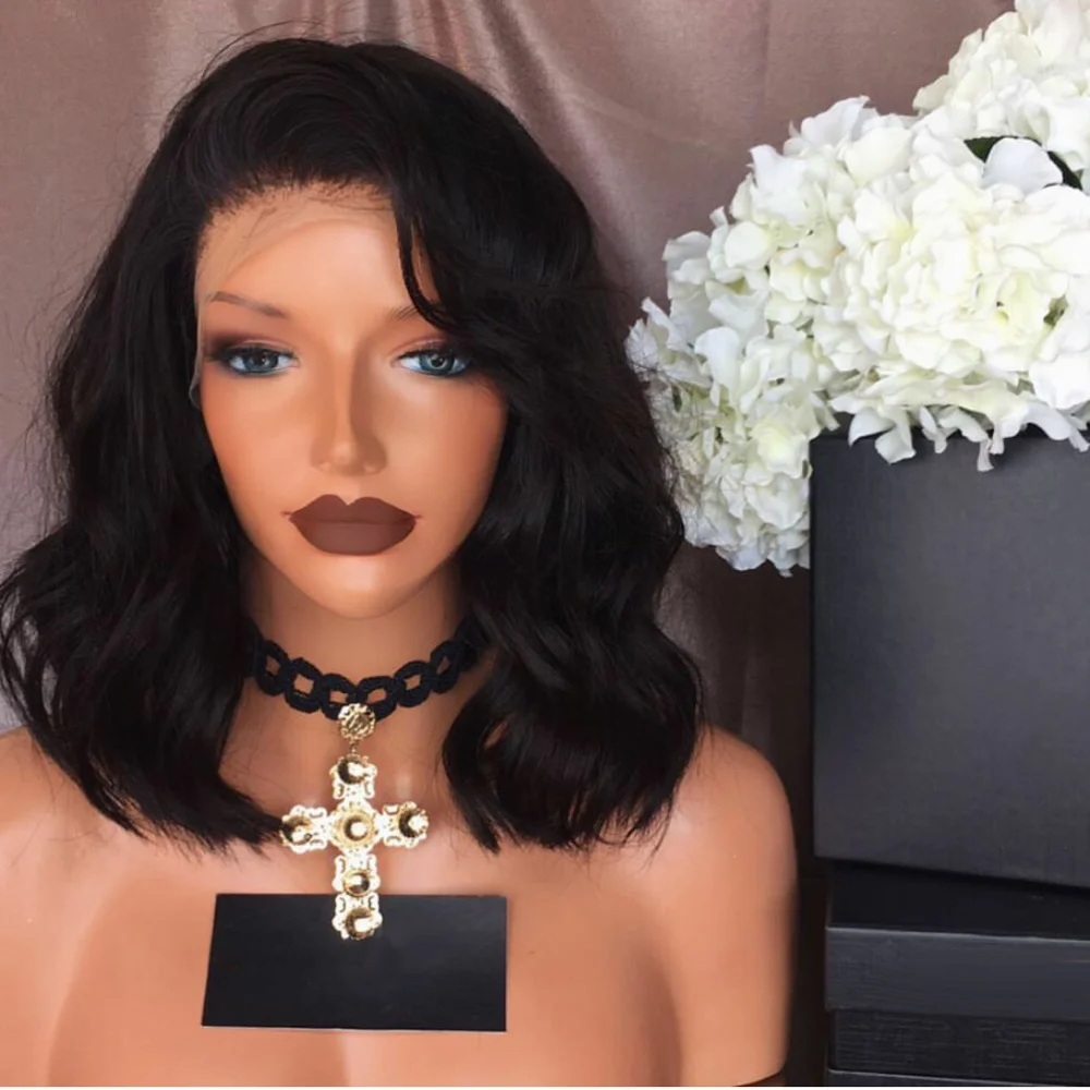 Most popular natural wave elastic band short manufacturers full silk top cap lace wig
Most popular natural wave elastic band short manufacturers full silk top cap lace wig