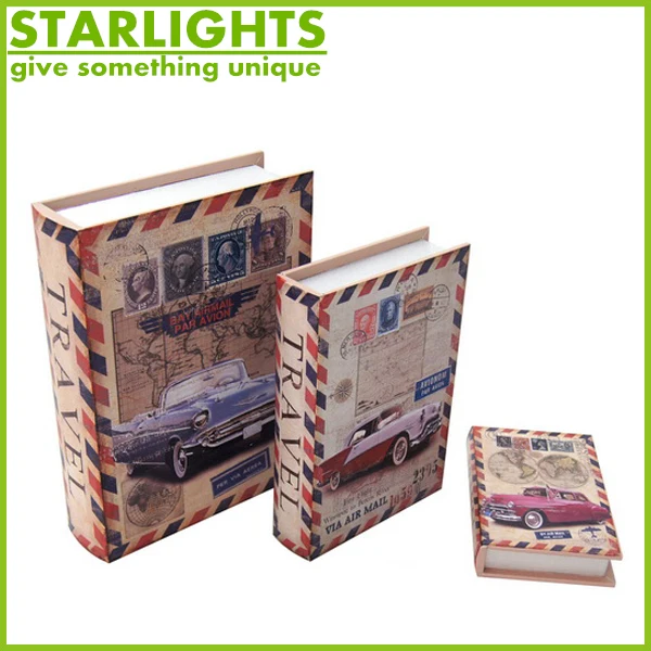 the bible keepsake high quality printing wooden fake book box
