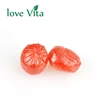 Hearts Orange Red Soft Gummy Pure Strawberry Candy