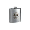 stainless steel hip flask laser engraving with funnel gift sets copper lid wholesale