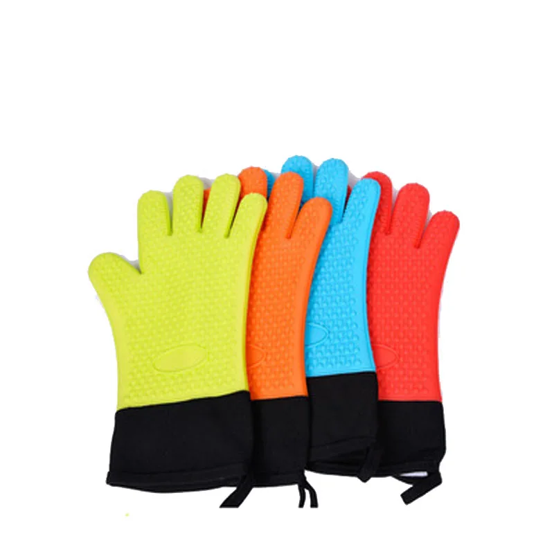 Heat Resistant Silicone Baking gloves Non-slip Colorful Extra Long Silicone Oven Gloves, Customized
Heat Resistant Silicone Baking gloves Non-slip Colorful Extra Long Silicone Oven Gloves, Customized