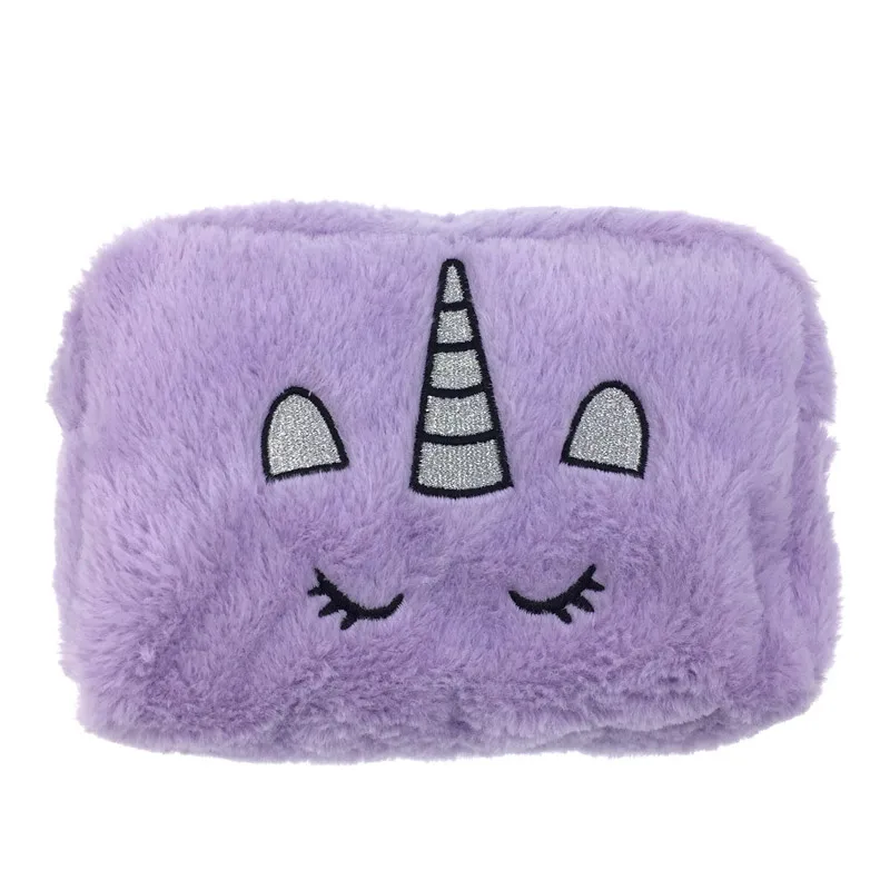 Embroidery Unicorn Fuzzy Travel Makeup Pouch Portable Zipper Toiletry kits Cosmetic Bag, As photo
Embroidery Unicorn Fuzzy Travel Makeup Pouch Portable Zipper Toiletry kits Cosmetic Bag, As photo