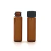 15ml amber glass vial mini perfume tube glass bottle