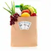 Customized promotional reusable eco friendly food grade kraft brown paper bag