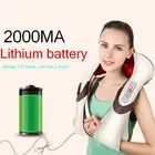 LUYAO best neck and back massager wireless kneading neck and shoulder massager LY-587Asc