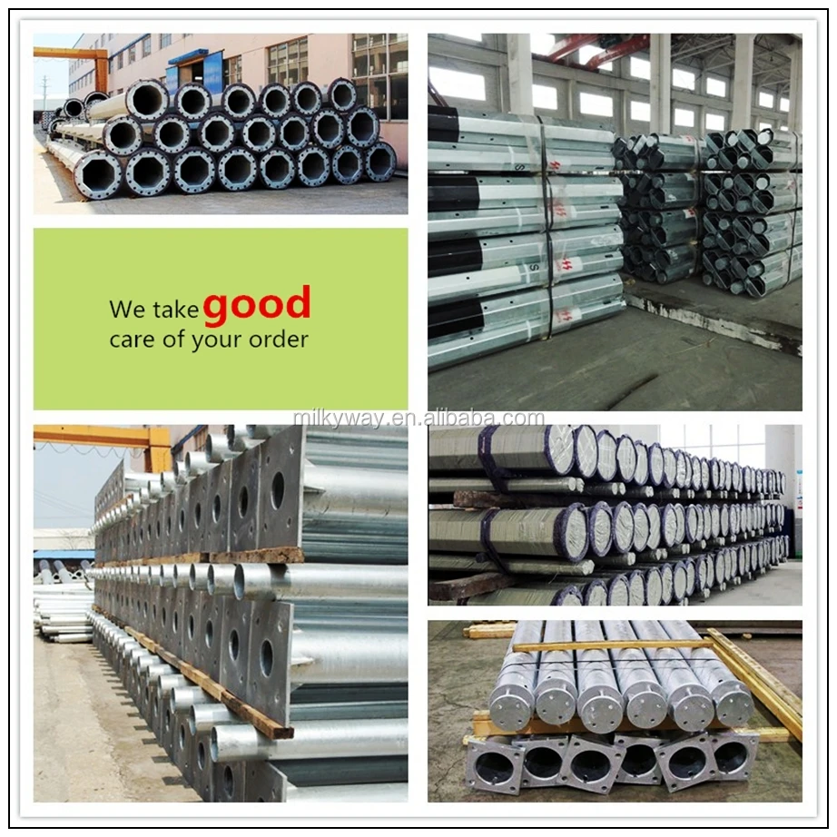 30m led high mast poleing pole