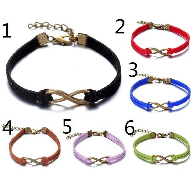 Endless love leather rope bracelet simple and generous, N/a 
Endless love leather rope bracelet simple and generous, N/a