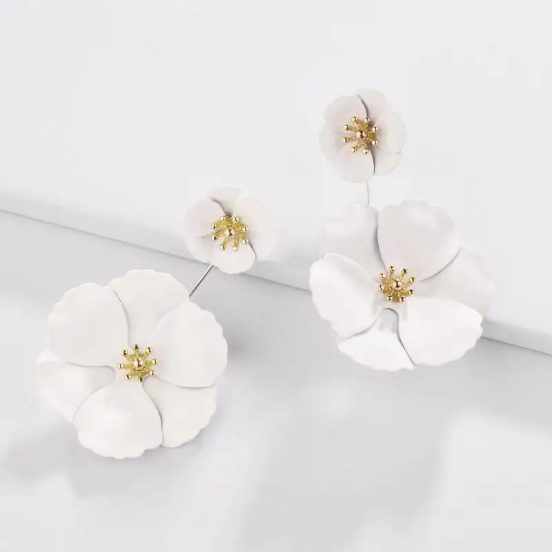2019 new spring detachable flower stud earrings wedding party jewelry trendy statement earrings, White;blue;red;pink;yellow;light blue;green;orange
2019 new spring detachable flower stud earrings wedding party jewelry trendy statement earrings, White;blue;red;pink;yellow;light blue;green;orange