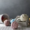 Thick Circle Cushion DIY Chunky Tube Giant Yarn Knit Pillow For Hand Knitting