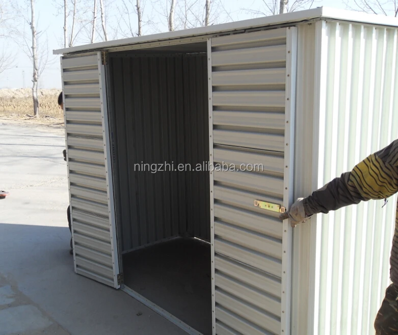 Cobertizo Portátil Móvil Con Puerta Enrollable Para Motocicleta,Garaje