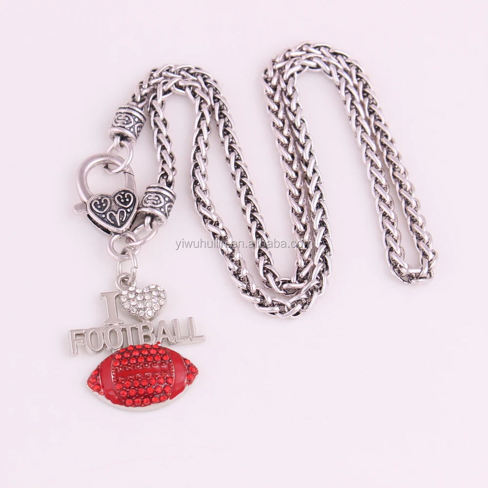fashion jewelry custom alloy crystal I love football clear heart sports necklace for young teen jewelry
fashion jewelry custom alloy crystal I love football clear heart sports necklace for young teen jewelry