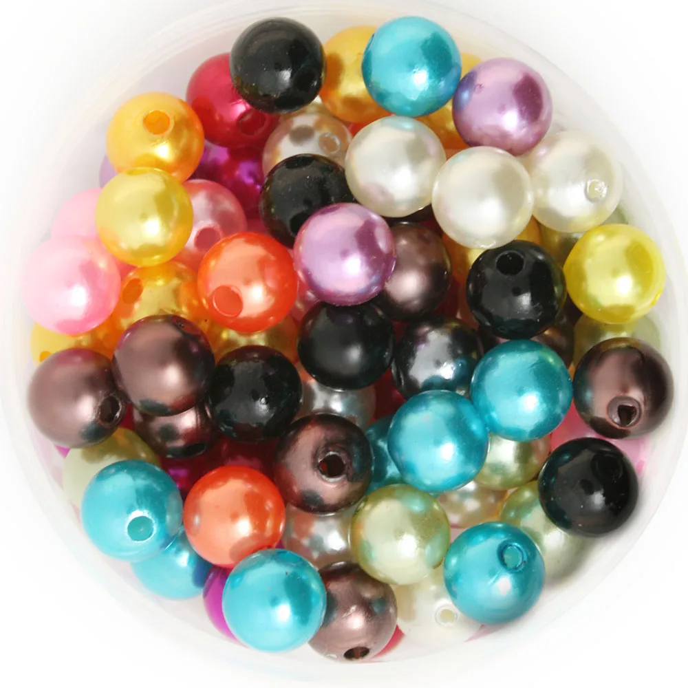Hot Sale Round White Pearl Beads Random Mix Colors ABS Pearl Beads for Jewelry Making, 15 colors
Hot Sale Round White Pearl Beads Random Mix Colors ABS Pearl Beads for Jewelry Making, 15 colors