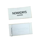 100% Cotton Fabric Material Wash Care labels / Printed Wash Care Label