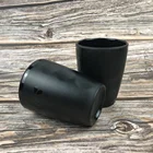100%melamine frosted black japanese style tea cup in mugs