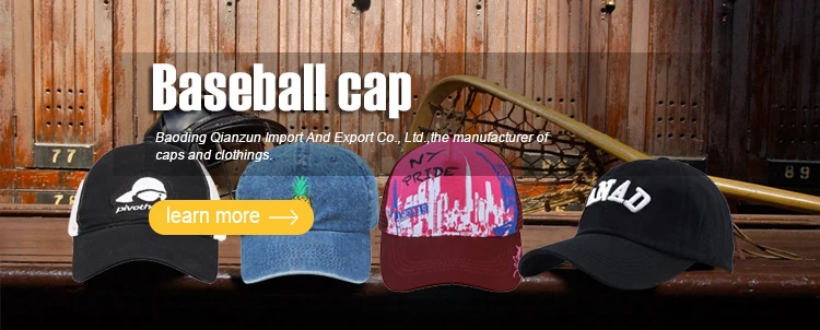 6 panel  baseball hat