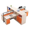 Simple Sectional clerk Desk Computer 6 Person Office Workstation Staff Table