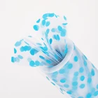 Polyester Flocked Polka Dot Tulle Mesh Fabric Tulle Fabric Wedding