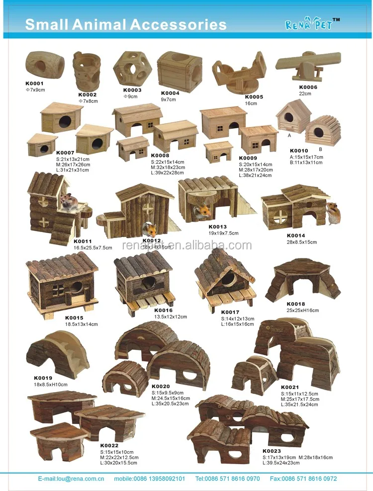 中国ペットアクセサリー木製ハムスターケージ用販売仕入れ・メーカー・工場