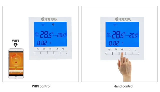 Termostato di riscaldamento della caldaia a Gas blu 1.5V regolatore di  temperatura alimentato a batteria per caldaie settimanale programmabile -  AliExpress