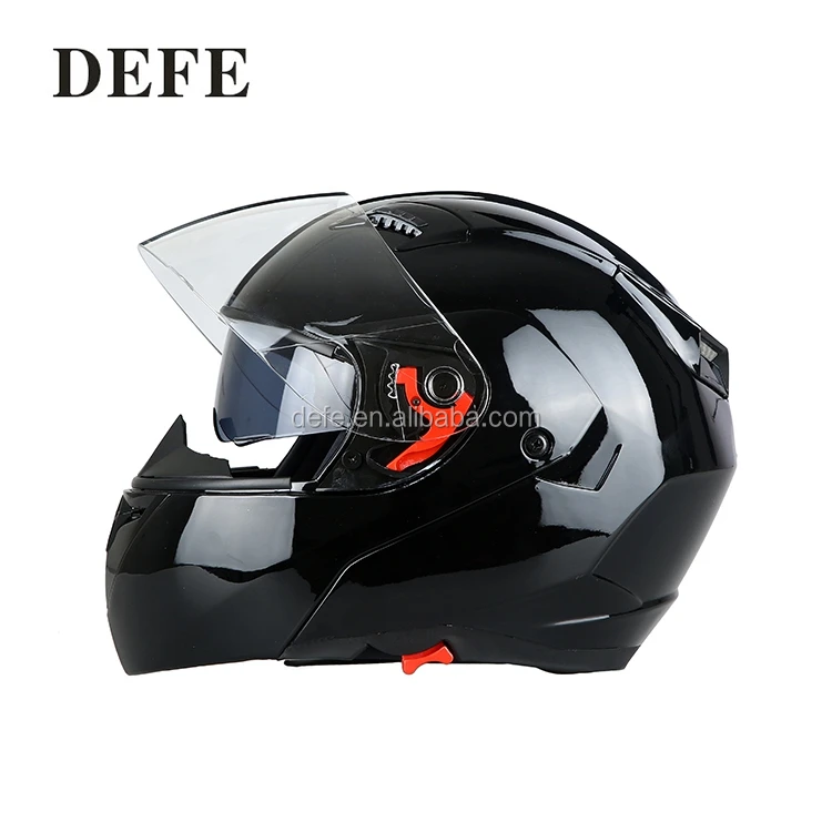 Classic motorcycle helmets flip up helmet with double visor