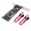 4 Ports PCI Sata Internal Raid Controller Card Sil3114