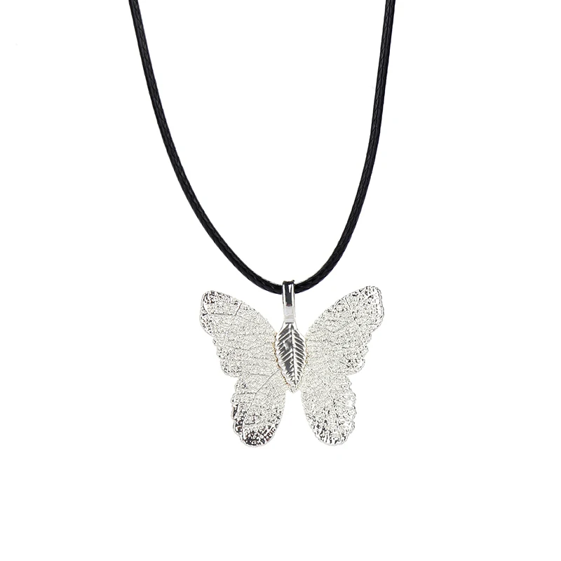 pretty butterfly shape leather rope necklace charms for women long chain, Picture shows
pretty butterfly shape leather rope necklace charms for women long chain, Picture shows