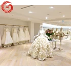 Dress Stand Stand Display Stand Romantic Wedding Dress Shop Design Hanging Wedding Dress Display Stand
