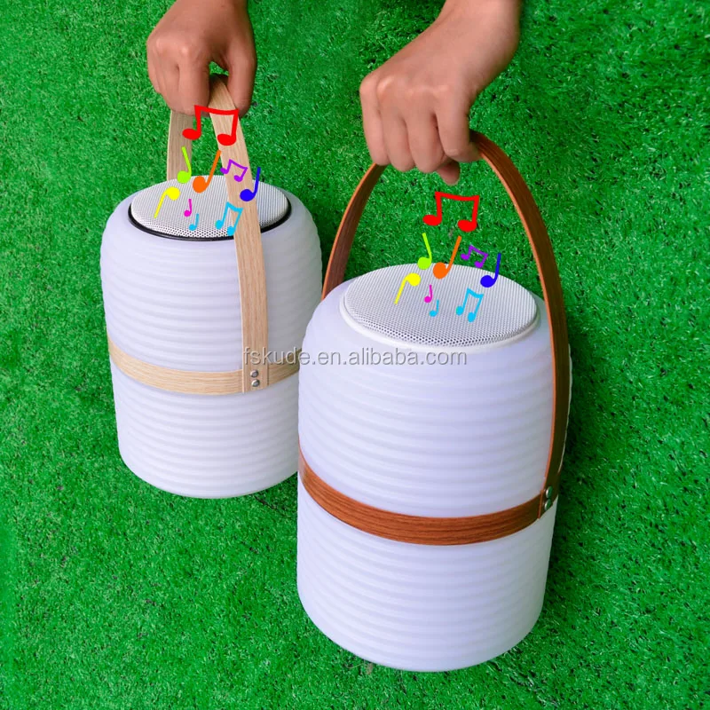 Hot Sale Led Light Bluetooth Speaker with Hand Portable with Remote - ANKUX.COM