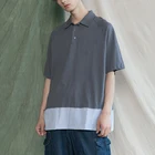 New Arrivals Men Clothes 2019 Fashion Color Block Vintage Contrast Color Striped polo Shirt Short Sleeve New t-shirt